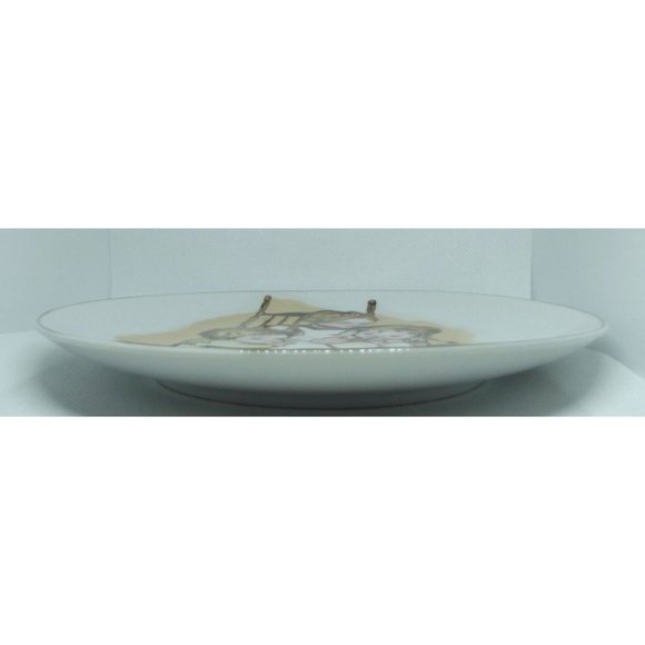 To Mother With Love Collectors Plate gift Mom reading son daughter rocking chair - Picture 3 of 5